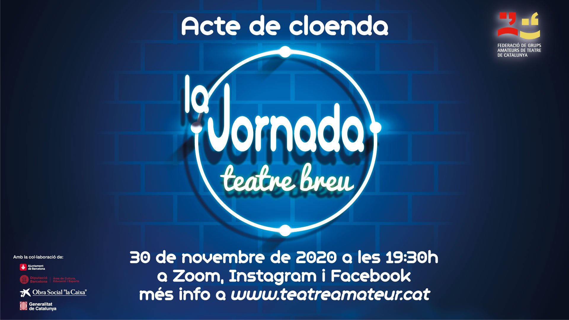 Acte de cloenda   La Jornada de Teatre Breu