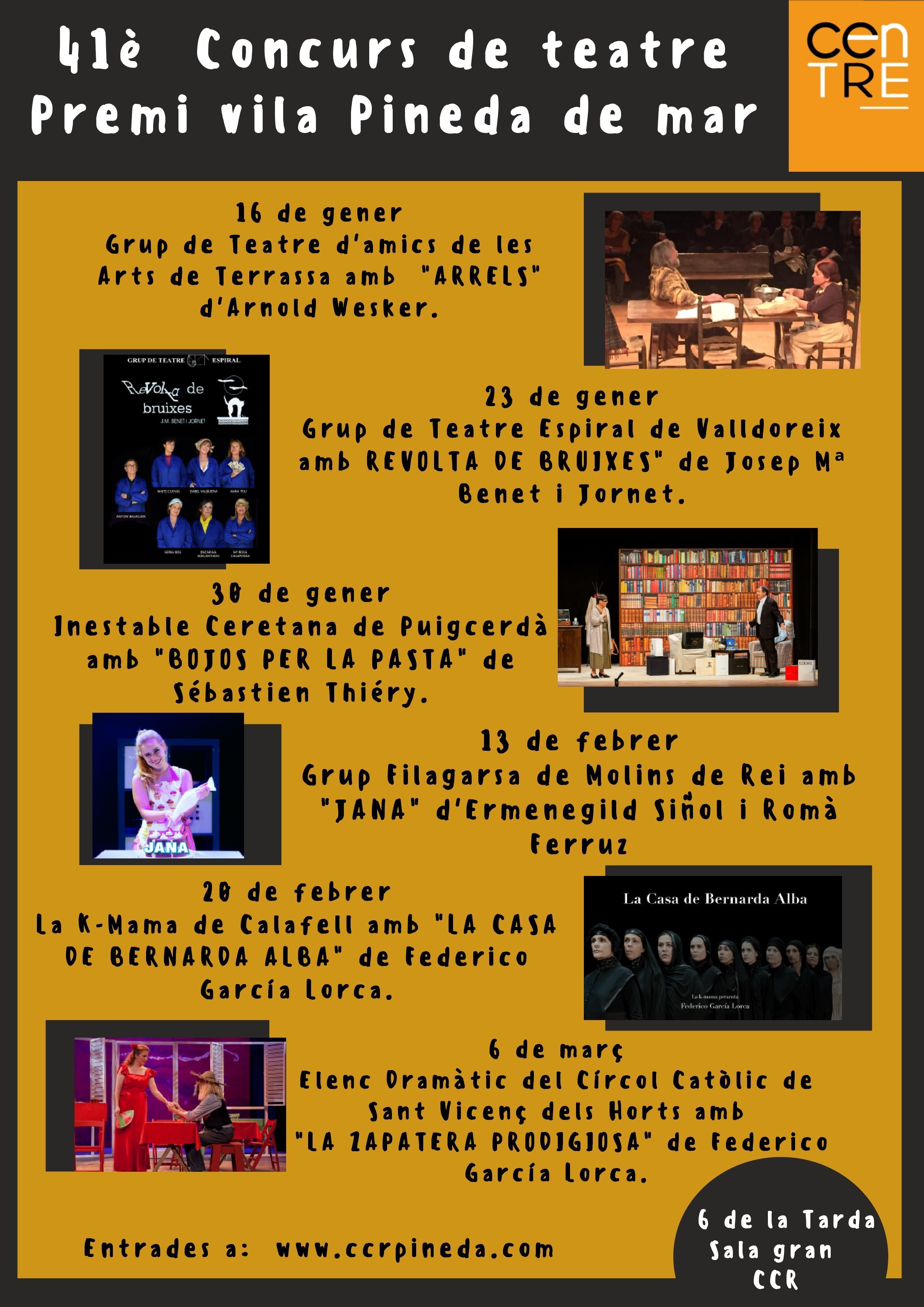 Cartell CCR Pineda