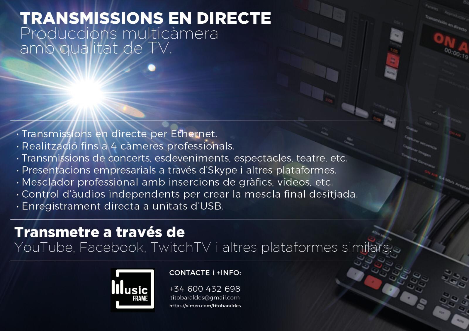 Enregistrament actes streeming