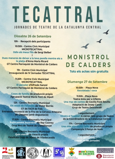  A punt les IV Jornades de Teatre de la Catalunya Central a Monistrol de Calders