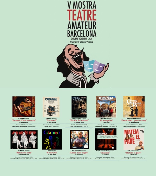 La V Mostra de teatre de la Coordinadora de Barcelona, en marxa