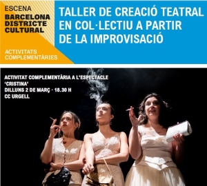 Taller de creació teatral imporvisada al Centre Cívic Urgell amb Les Magnífiques