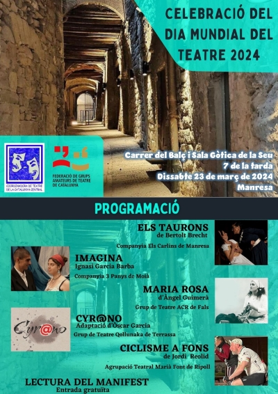 La Coordinadora de la Catalunya Central celebra el Dia Mundial del Teatre 2024