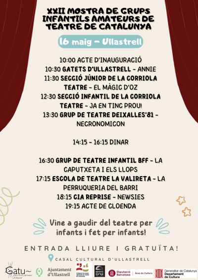 XXII Mostra de Grups Amateurs Infantils de Teatre de Catalunya
