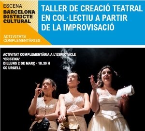 Taller de creació teatral imporvisada al Centre Cívic Urgell amb Les Magnífiques