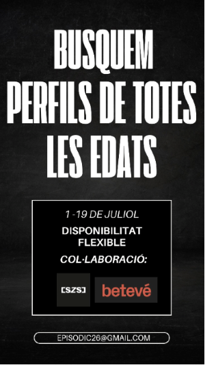 El projecte d’estudiants ‘Episòdic’ busca figurants