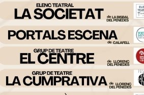 Cartell de la XXI Mostra de Teatre del Baix Penedès